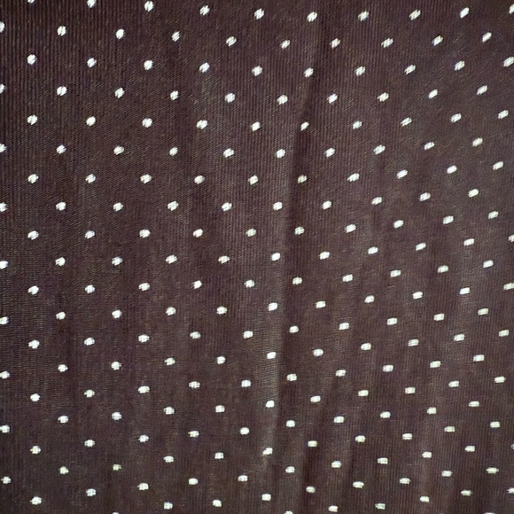 Chico's Travelers Black and White Dotted Midi Dress - Picture 3 of 7